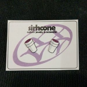 Double Cups Purple Drank Earrings